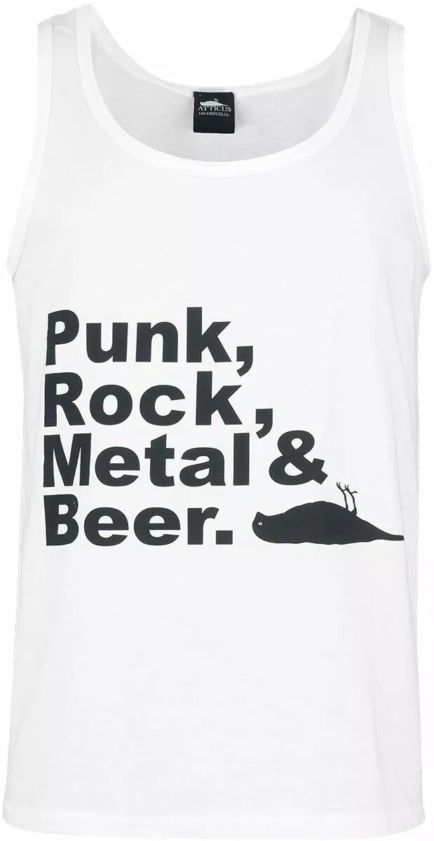 "PRMB Tank Top" Tanktop Wit Van Atticus