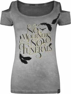 "No Mourners No Funerals" T-shirt Grijs Van Shadow & Bone