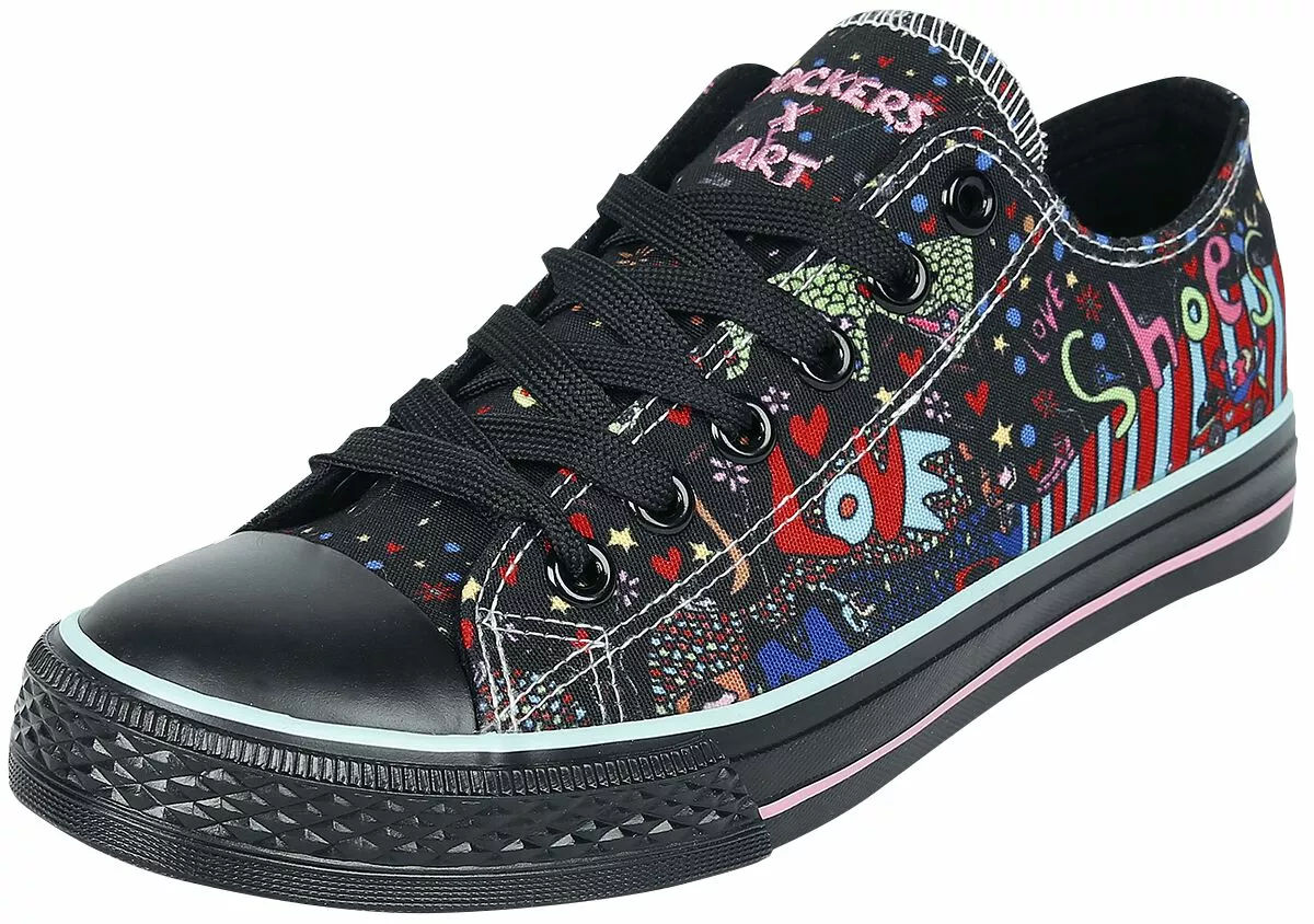 "Sneaker" Sneakers Zwart-multicolour Van Dockers By Gerli