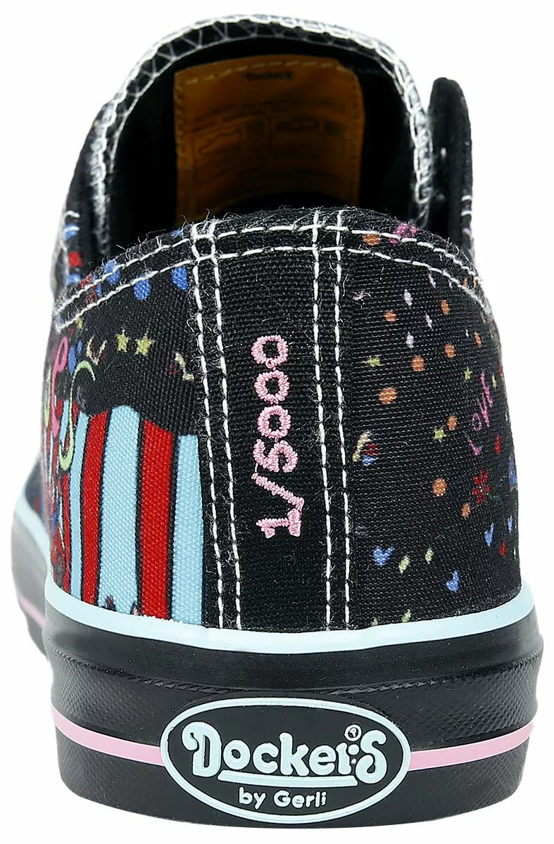 "Sneaker" Sneakers Zwart-multicolour Van Dockers By Gerli - Afbeelding 2