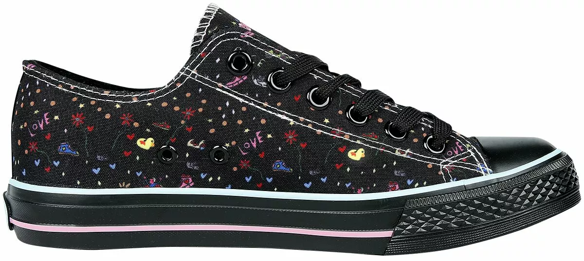 "Sneaker" Sneakers Zwart-multicolour Van Dockers By Gerli - Afbeelding 3