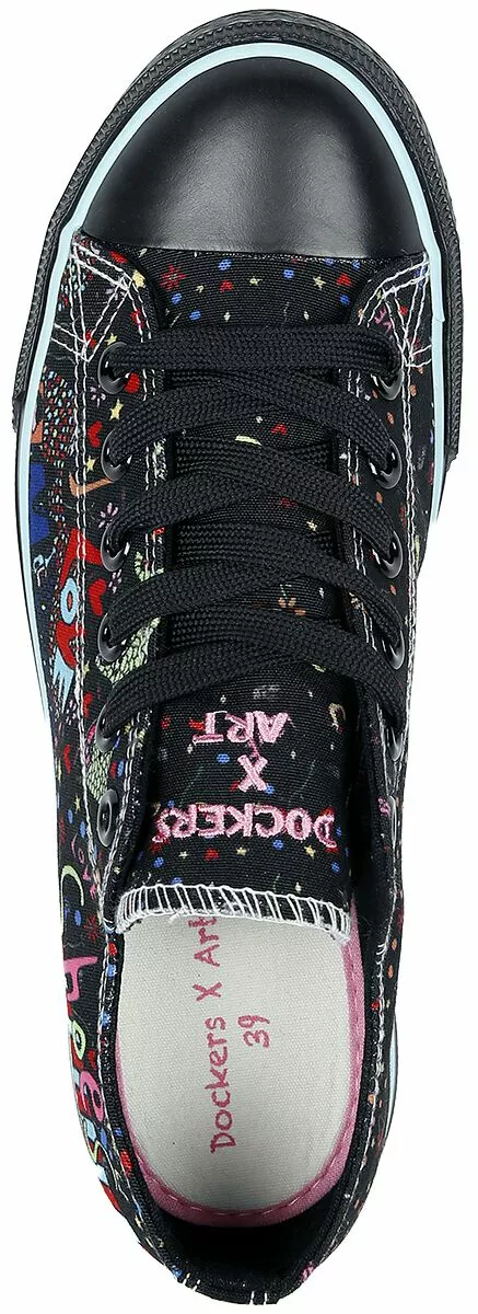 "Sneaker" Sneakers Zwart-multicolour Van Dockers By Gerli - Afbeelding 5