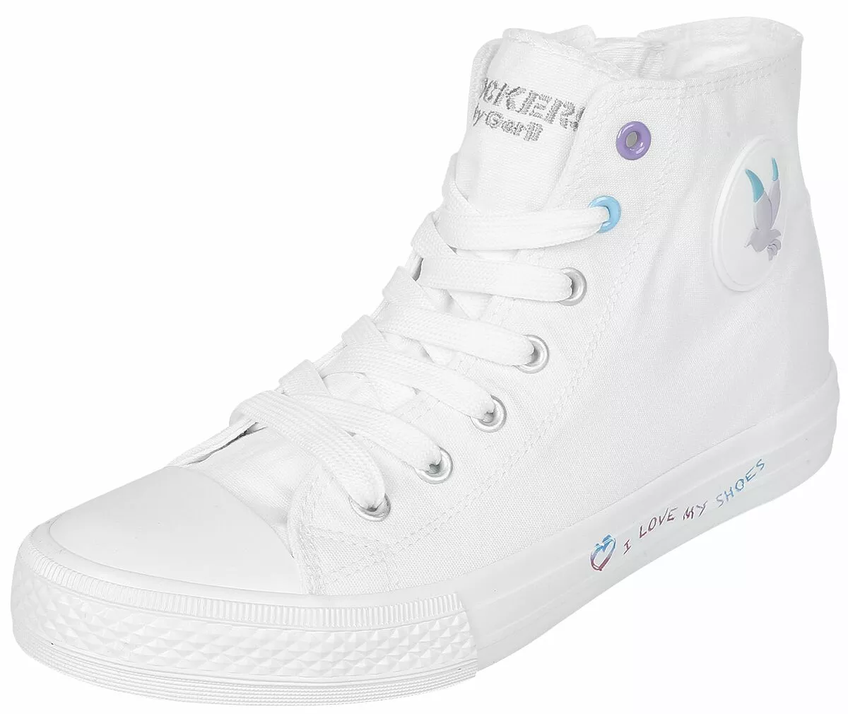 "Sneaker" Sneakers High Wit-multicolour Van Dockers By Gerli