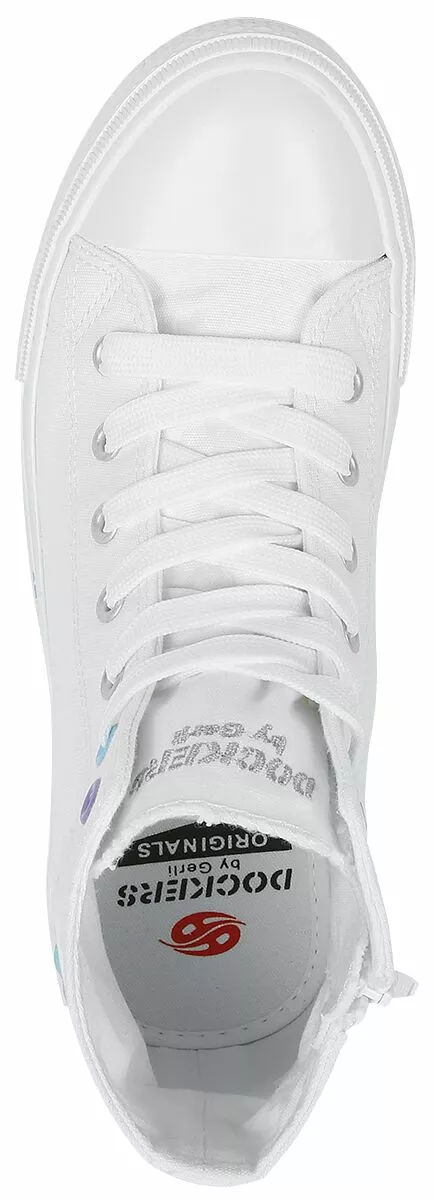 "Sneaker" Sneakers High Wit-multicolour Van Dockers By Gerli - Afbeelding 5