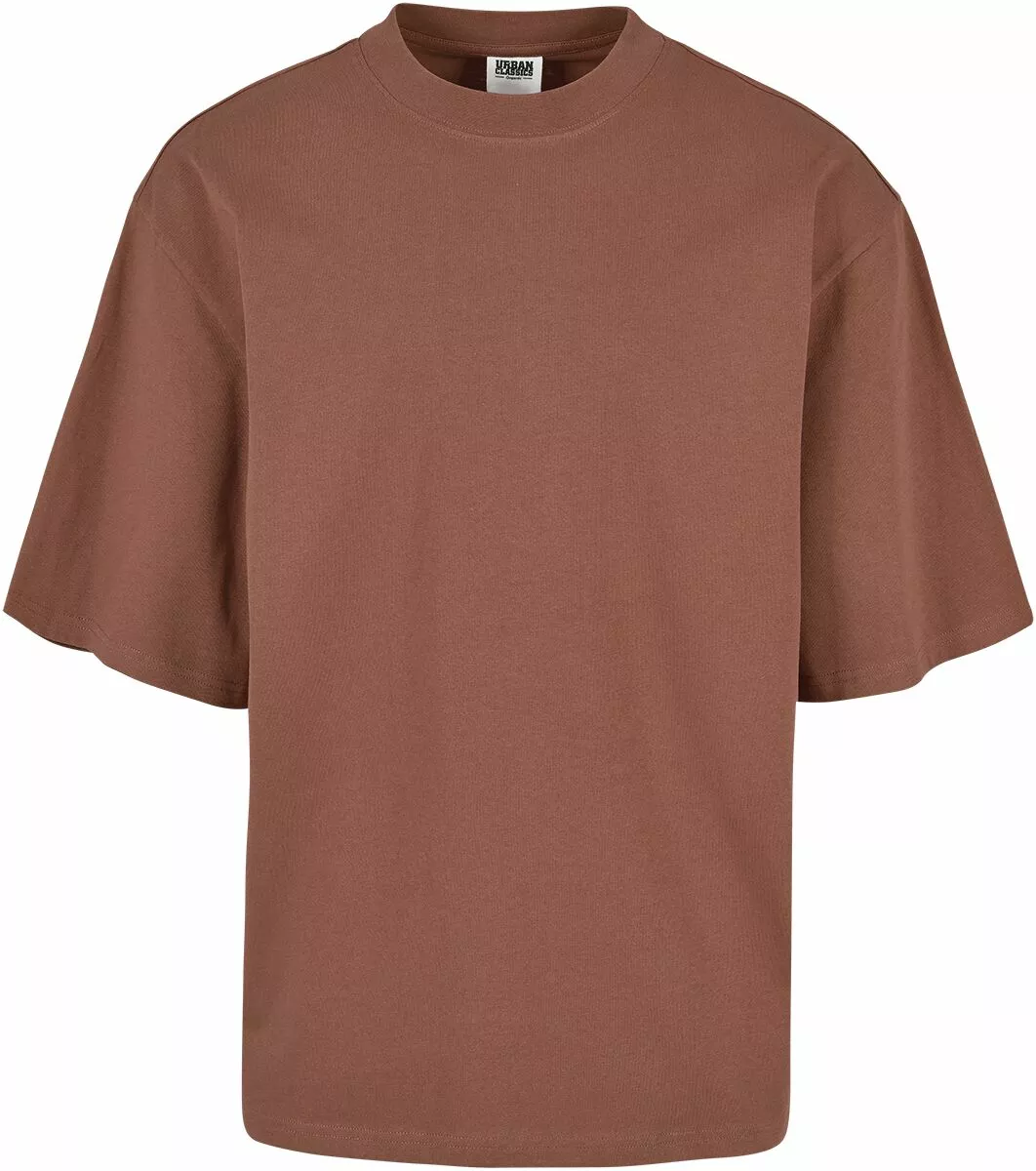 "Organic Oversized Sleeve Tee" T-shirt Roodbruin Van Urban Classics