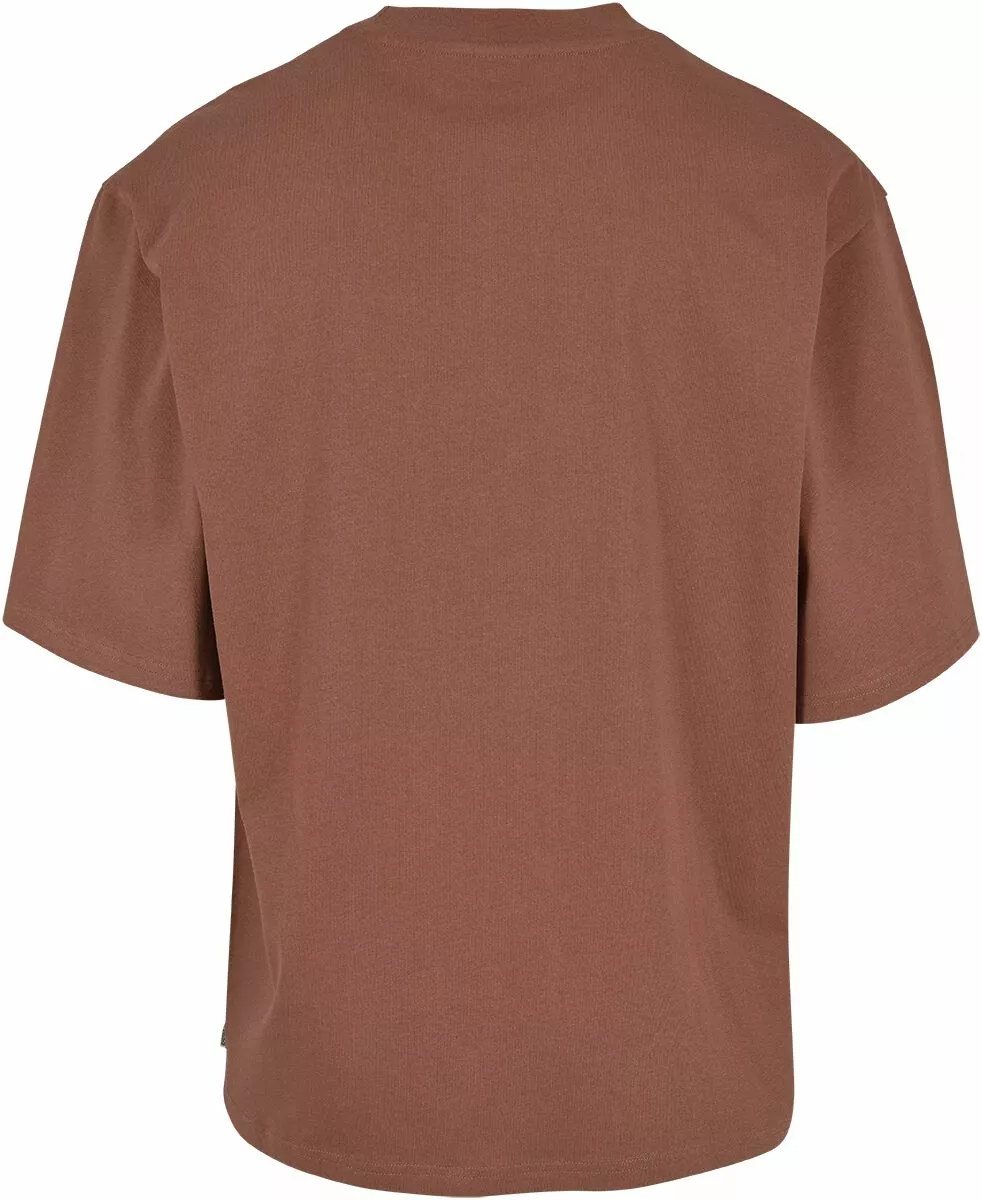"Organic Oversized Sleeve Tee" T-shirt Roodbruin Van Urban Classics - Afbeelding 2