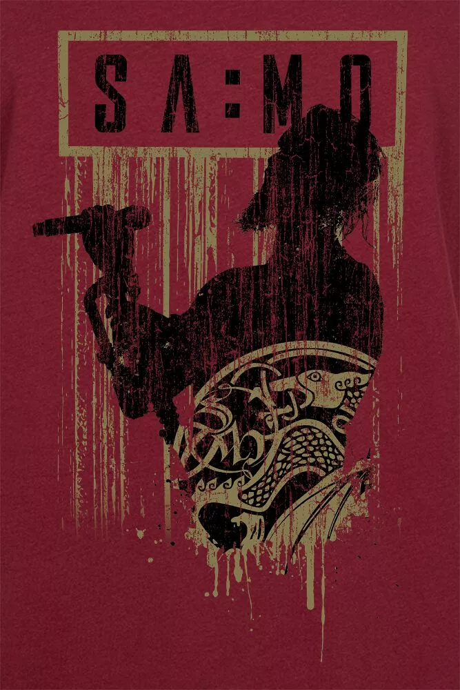 "Alea Silhouette" T-shirt Bordeaux Van Saltatio Mortis - Afbeelding 2