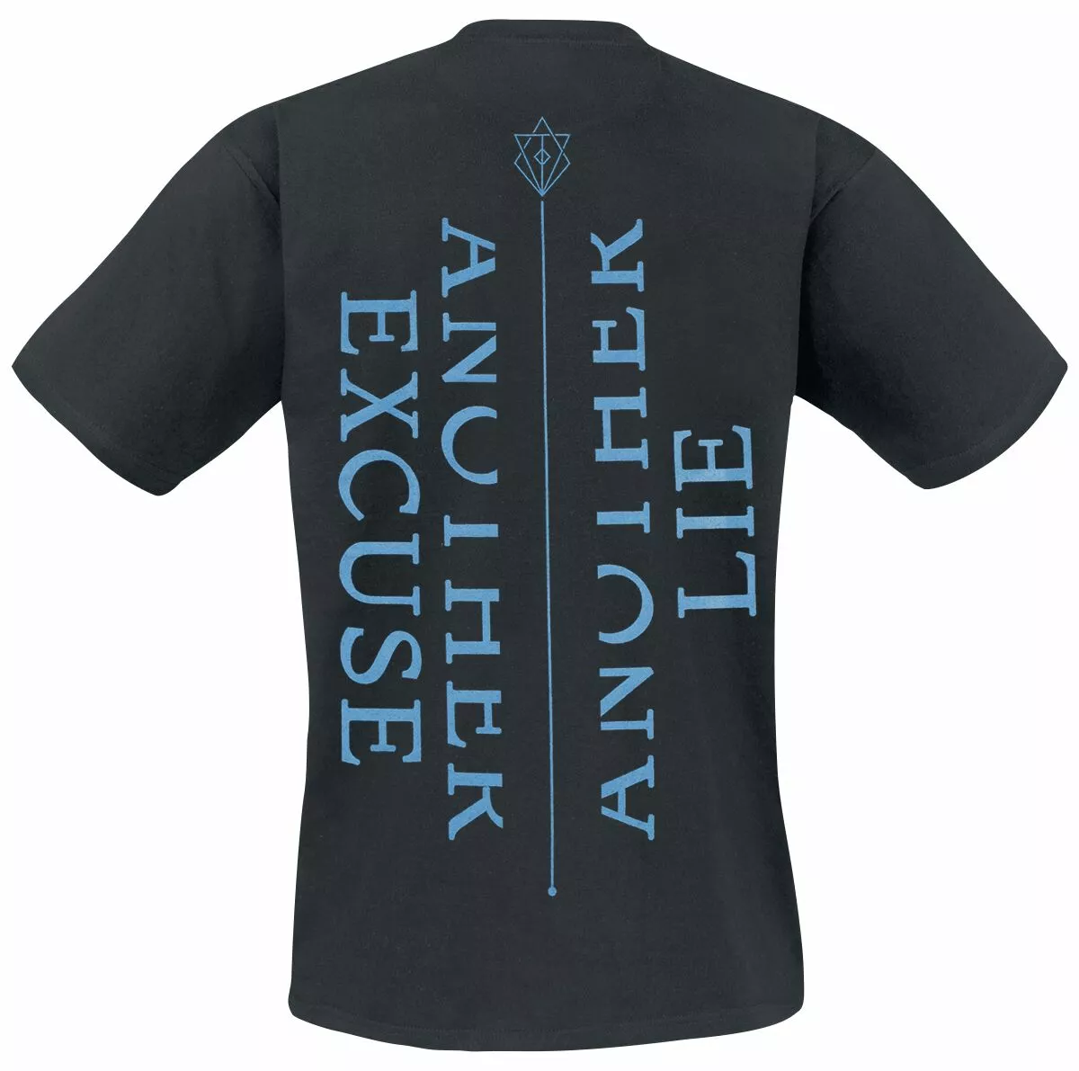 "The Great Deceiver" T-shirt Zwart Van In Flames - Afbeelding 2