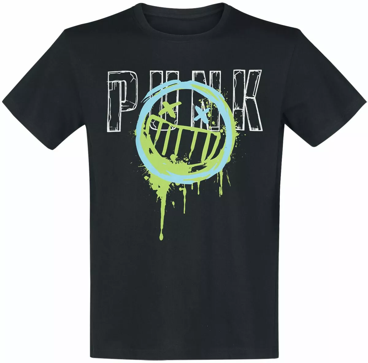 "Neon Punk" T-shirt Zwart Van Borderlands