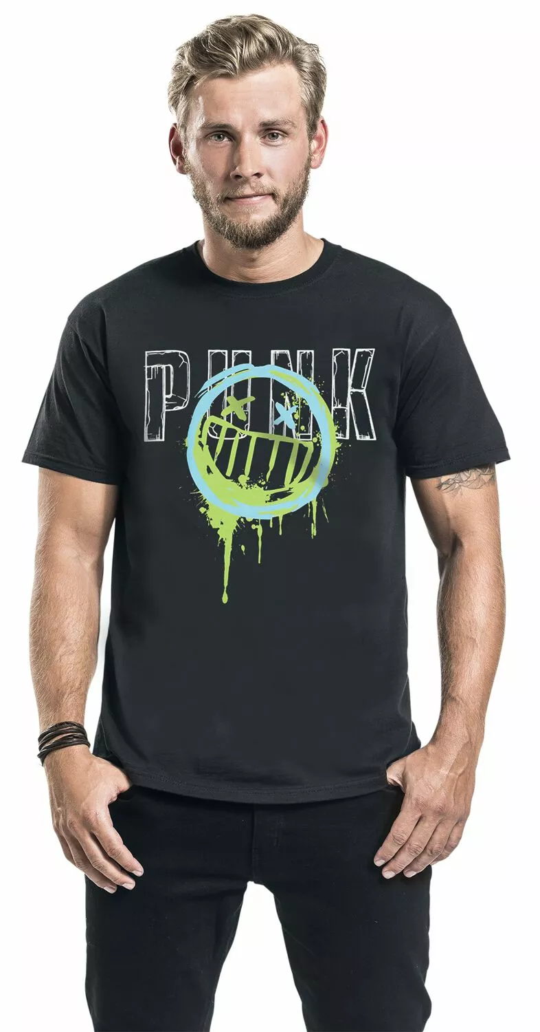 "Neon Punk" T-shirt Zwart Van Borderlands - Afbeelding 3