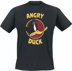 "Duffy Duck - Angry Duck" T-shirt Zwart Van Looney Tunes