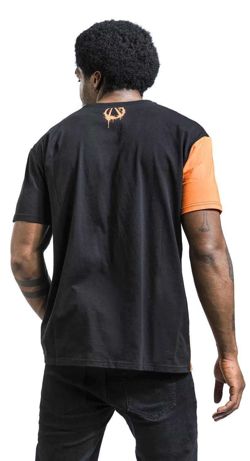 "Psycho" T-shirt Zwart-oranje Van Borderlands - Afbeelding 5
