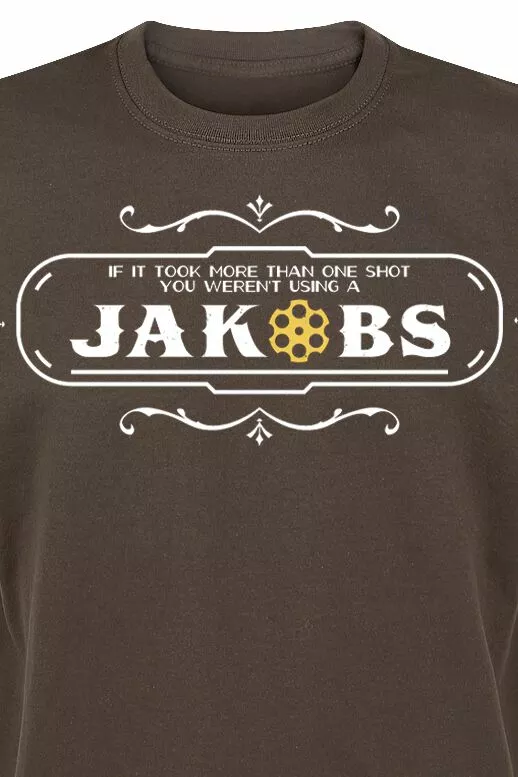 "3 - Jakobs" T-shirt Bruin Van Borderlands - Afbeelding 3