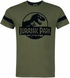 "Jurassic Park - Logo Flock" T-shirt Groen Van Jurassic Park