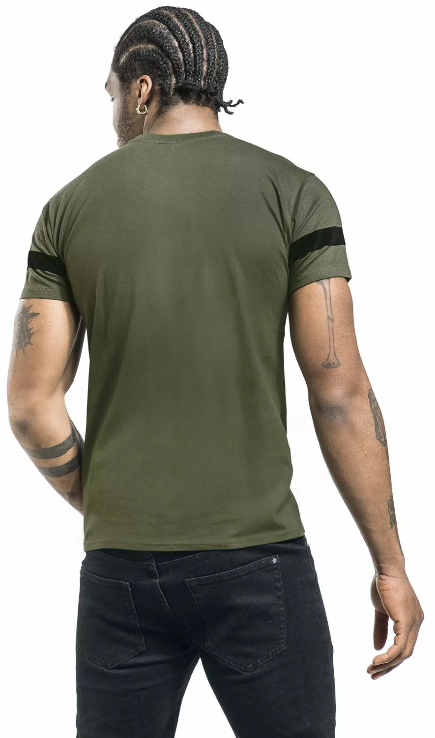 "Jurassic Park - Logo Flock" T-shirt Groen Van Jurassic Park - Afbeelding 5