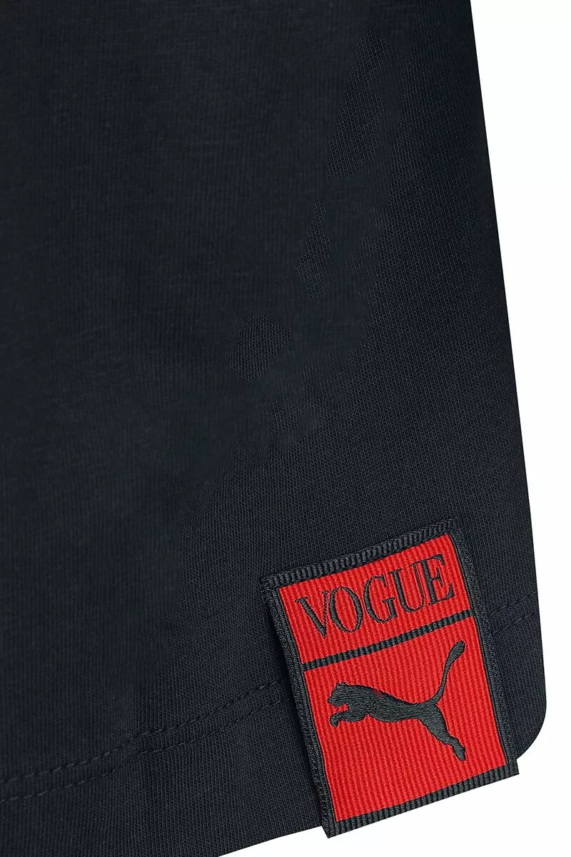 "PUMA X VOGUE Graphic Tee" T-shirt Zwart Van Puma - Afbeelding 3