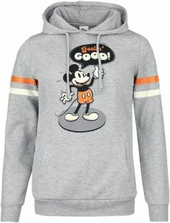 "Feeling Good" Trui Met Capuchon Grijs Van Mickey & Minnie Mouse