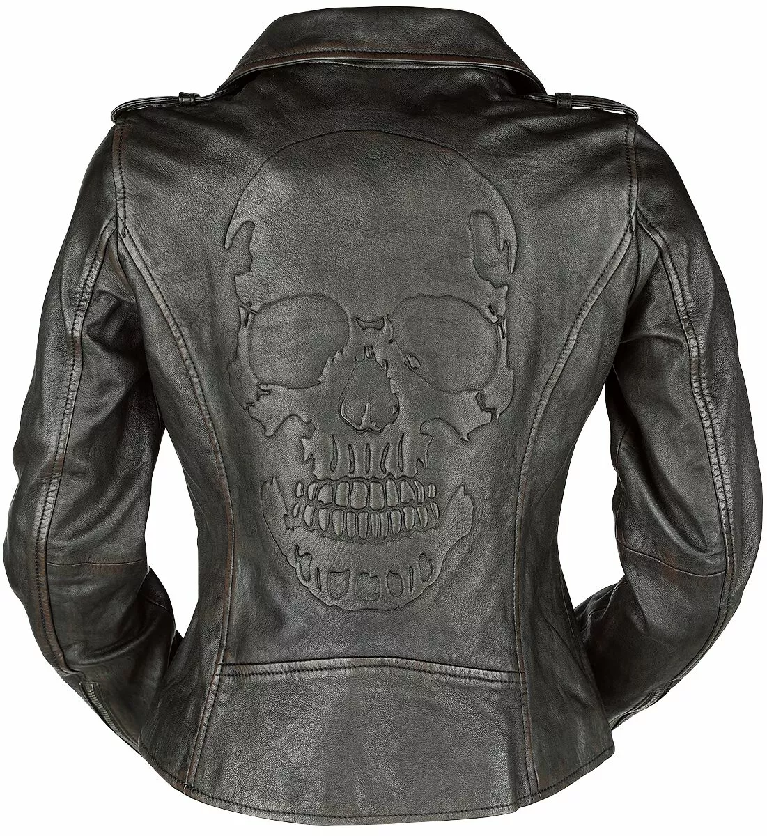 "All Over The Road" Lederen Jas Bruin Van Black Premium By EMP - Afbeelding 3