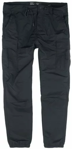 "Clyde Pants" Cargobroeken Zwart Van Vintage Industries