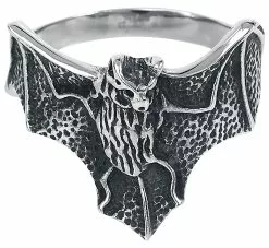 "Bat" Ring Zilverkleurig Van EtNox
