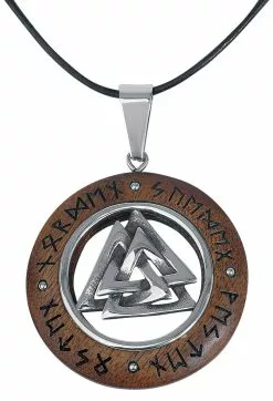 "Wodan Knot" Halsketting Zilverkleurig Van EtNox