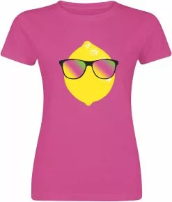 Brandfun Food "Hangry Lemon" T-shirt Fuchsia Van Food