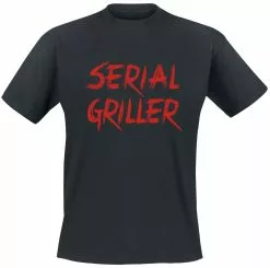 Brandfun Food "Serial Griller" T-shirt Zwart Van Food