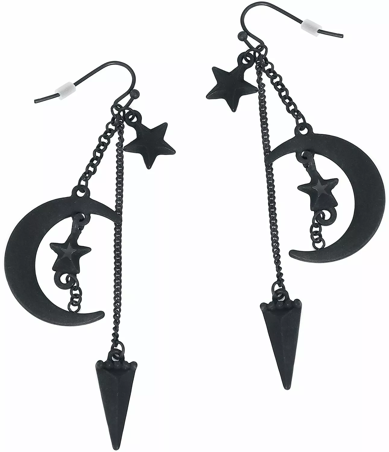 "Black Moon" Oorbel Zwart Van Full Volume By EMP