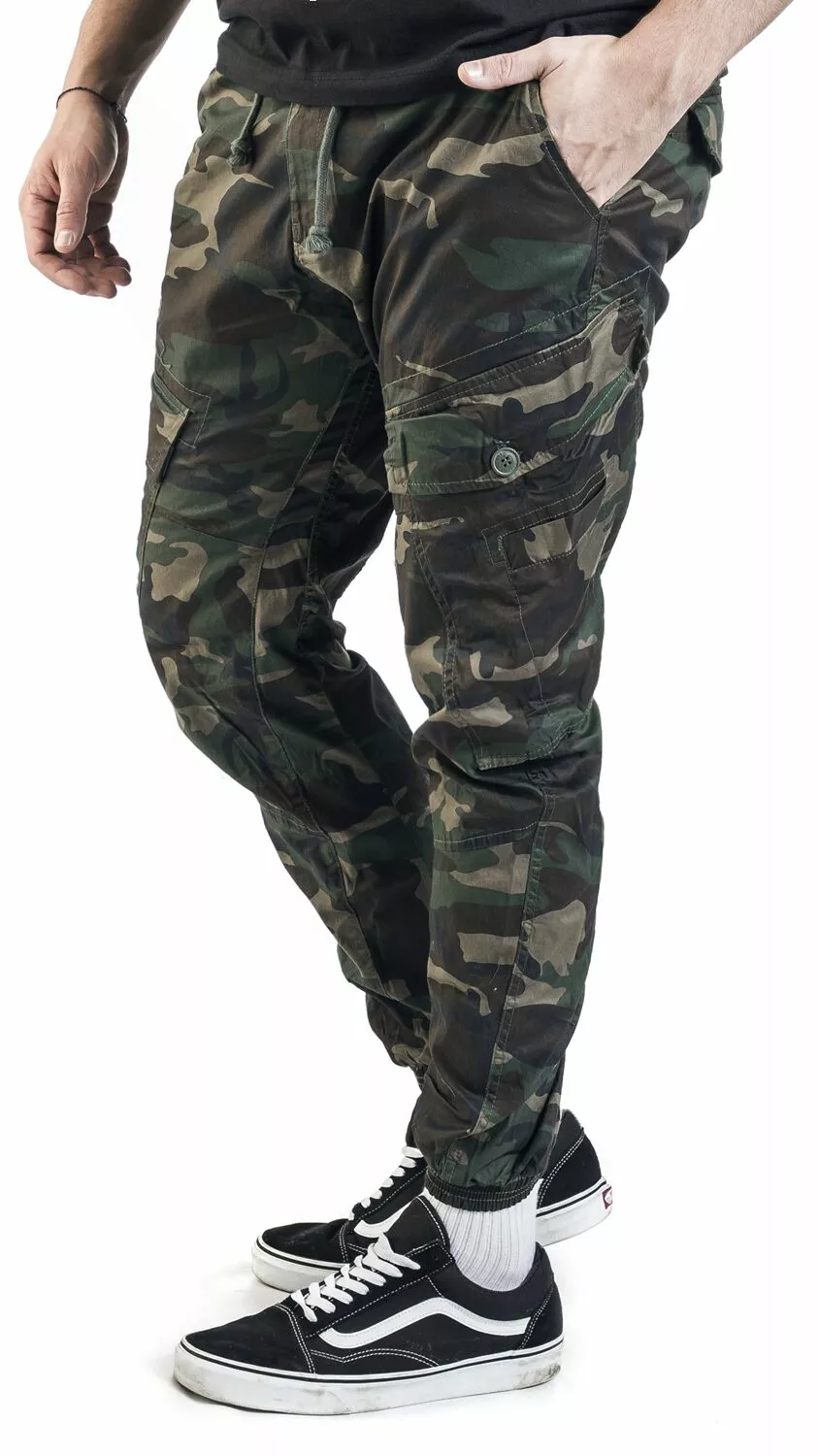 "Ray Vintage Trouser" Stoffen Broeken Woodland Van Brandit - Afbeelding 7