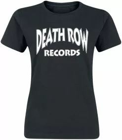 "Classic Logo" T-shirt Zwart Van Death Row Records