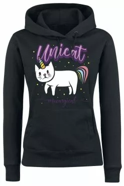 Brandfun Tierisch "Unicat" Trui Met Capuchon Zwart Van Tierisch