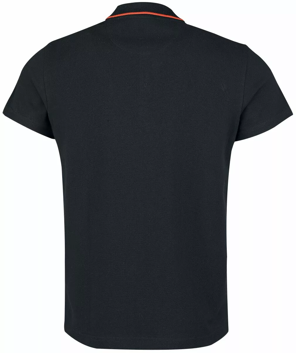 "Vintage Sport" Poloshirt Zwart Van Atari - Afbeelding 2