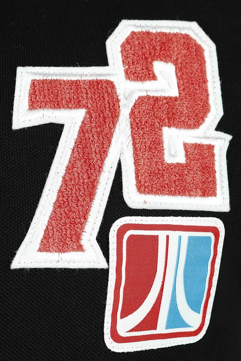 "Vintage Sport" Poloshirt Zwart Van Atari - Afbeelding 3