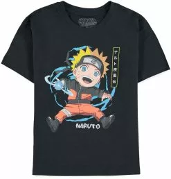 "Kids - Shippuden - Naruto Uzumaki" T-shirt Zwart Van Naruto
