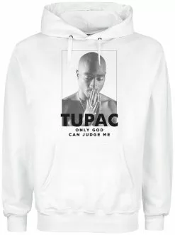 "Prayer" Trui Met Capuchon Wit Van Tupac Shakur
