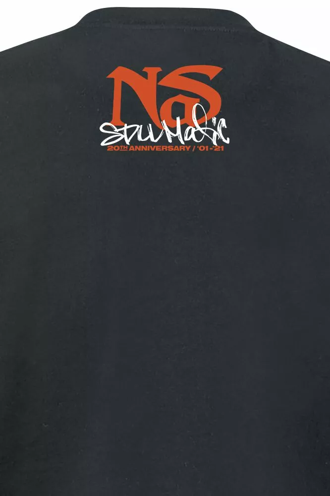 "Stillmatic Queeens" T-shirt Zwart Van Nas - Afbeelding 3