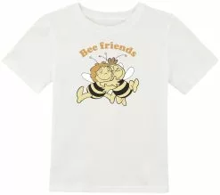 "Kids - Bee Friends" T-shirt Gebroken Wit Van Maja De Bij