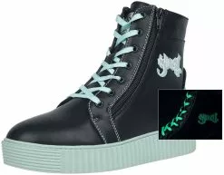 "EMP Signature Collection" Creepers Zwart-turquoise Van Ghost