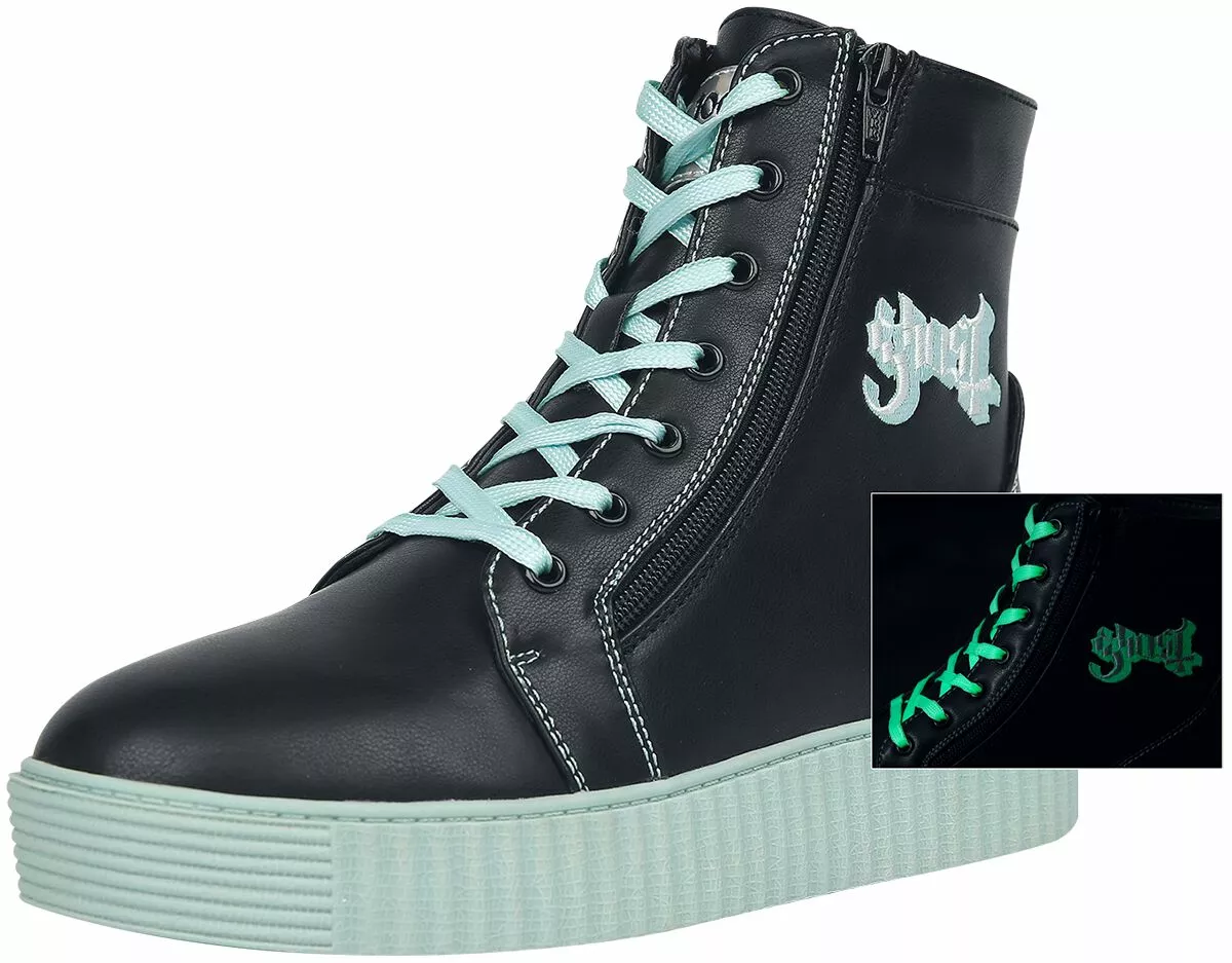 "EMP Signature Collection" Creepers Zwart-turquoise Van Ghost
