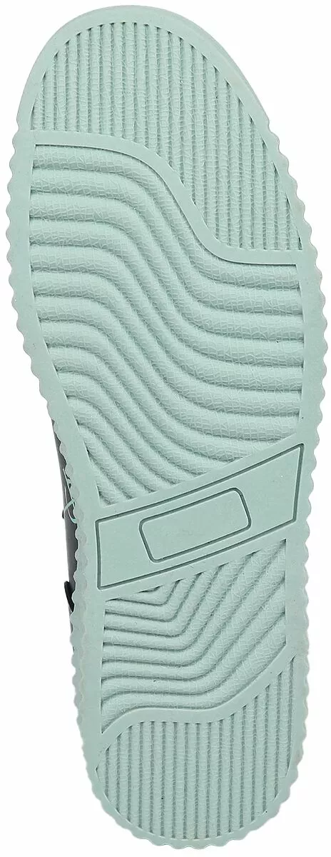 "EMP Signature Collection" Creepers Zwart-turquoise Van Ghost - Afbeelding 8