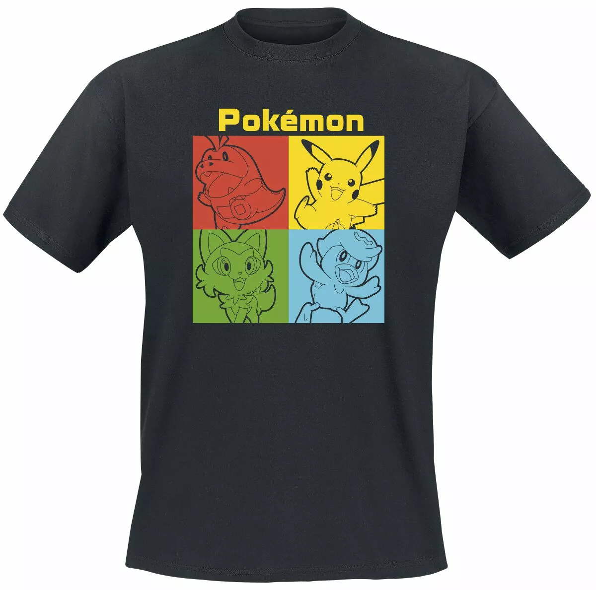 "Scarlet & Violet - Squad" T-shirt Zwart Van Pokémon
