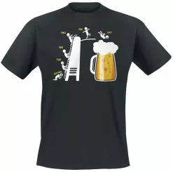 Brandfun Alcohol & Party "Weekend" T-shirt Zwart Van Alcohol & Party