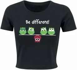 Brandfun Be Different! "Be Different!" Top Zwart Van Be Different!