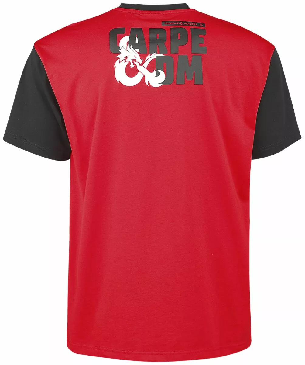 "CARPE DM" Pyjama Zwart-rood Van Dungeons And Dragons - Afbeelding 5