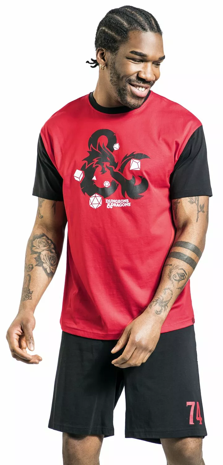 "CARPE DM" Pyjama Zwart-rood Van Dungeons And Dragons - Afbeelding 8
