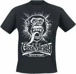 "Monkey Explosion" T-shirt Zwart Van Gas Monkey Garage