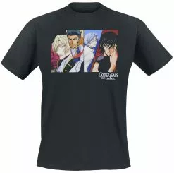 "Code Geass Group Squares" T-shirt Zwart