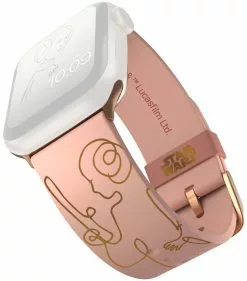 "MobyFox - Leia Organa - Smartwatch Bandje" Polshorloges Roos Van Star Wars