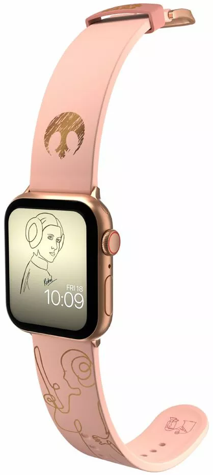 "MobyFox - Leia Organa - Smartwatch Bandje" Polshorloges Roos Van Star Wars - Afbeelding 6