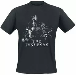 "Michael On Bike" T-shirt Zwart Van The Lost Boys